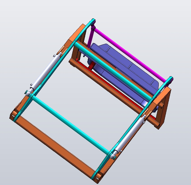 M3044-垃圾桶倾倒装置三维SW2017带参