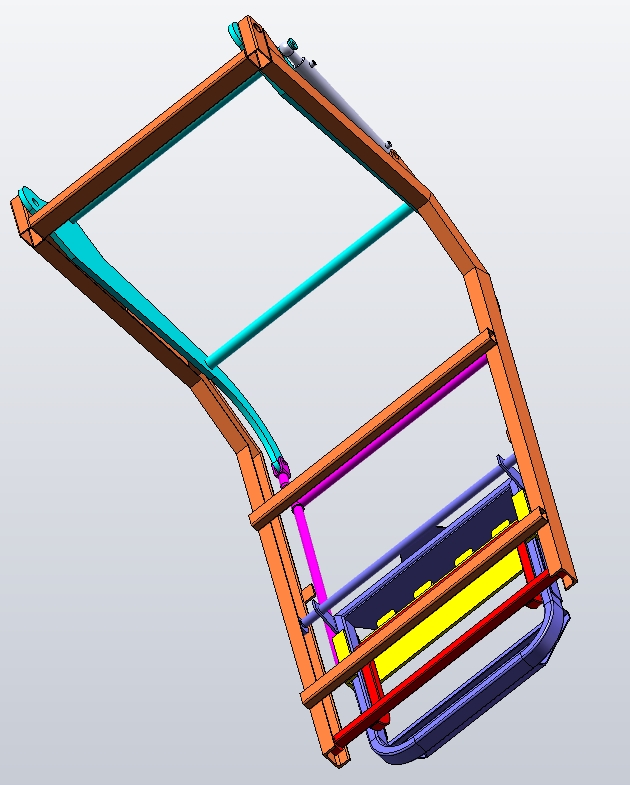 M3044-垃圾桶倾倒装置三维SW2017带参