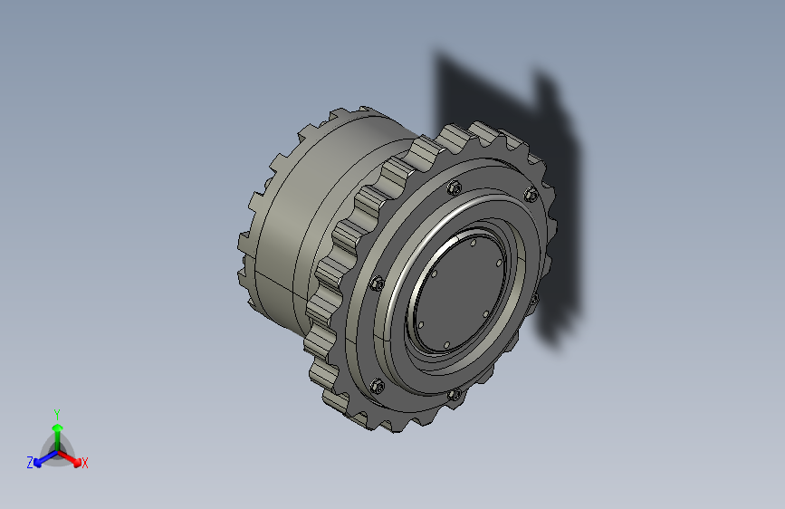 M3069-轮边减速器3D设计三维UG11.0无参