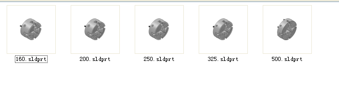 M3263-四爪复合卡盘5种规格三维SW2012带参