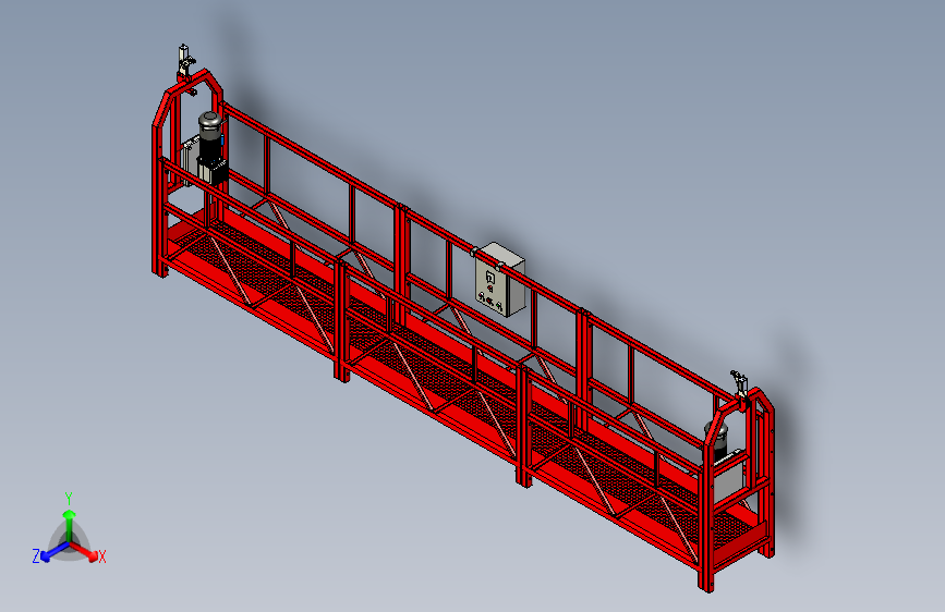 M3291-外墙作业吊篮三维SW2020带参