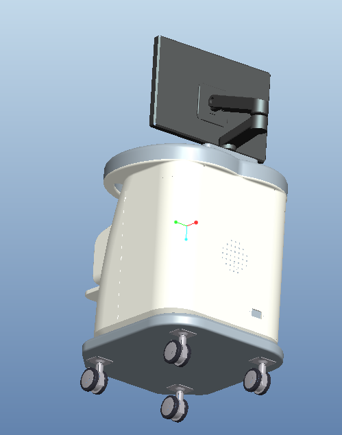 M4161-工作台推车医疗操作系统三维ProE5.0带参