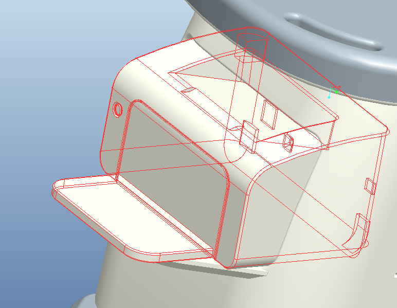 M4161-工作台推车医疗操作系统三维ProE5.0带参