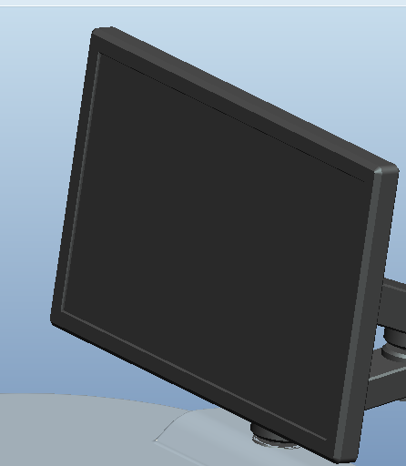 M4161-工作台推车医疗操作系统三维ProE5.0带参