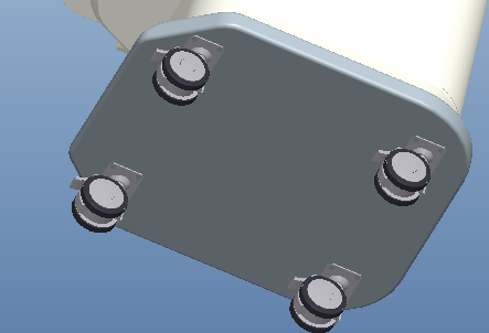 M4161-工作台推车医疗操作系统三维ProE5.0带参