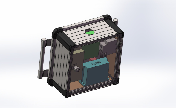 M4448-solidworks悬臂操作箱三维SW2014无参