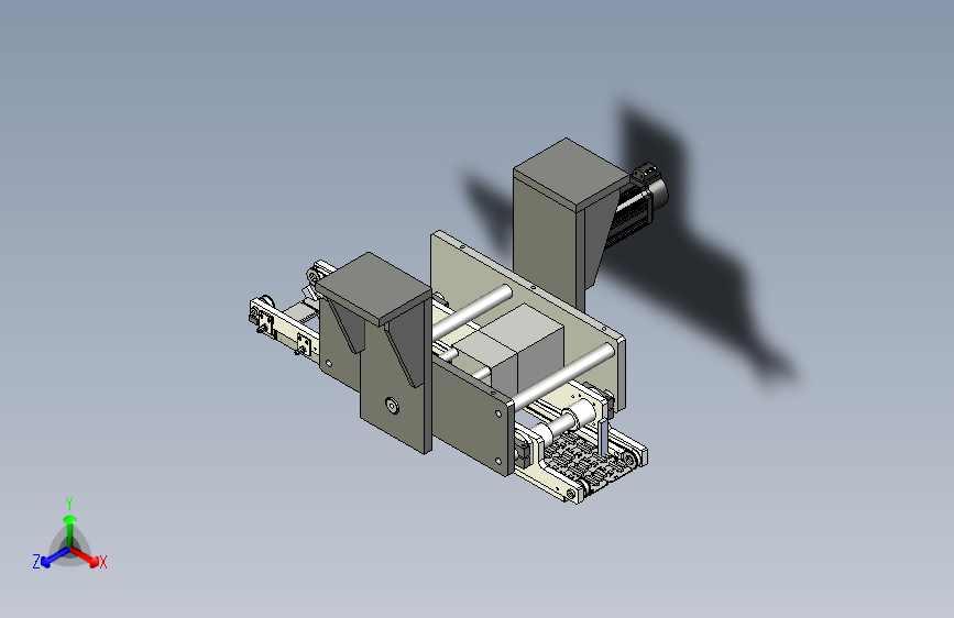 M4568-PCB输送翻转机构三维SW2020带参