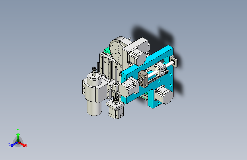 M4632-Pocket nc 桌面五轴加工中心三维SW2018带参