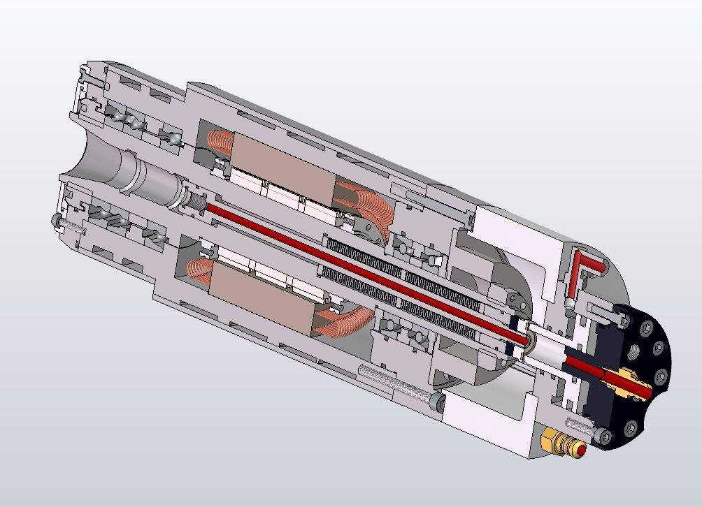 M4817-数控机床中心电主轴三维SW2014无参