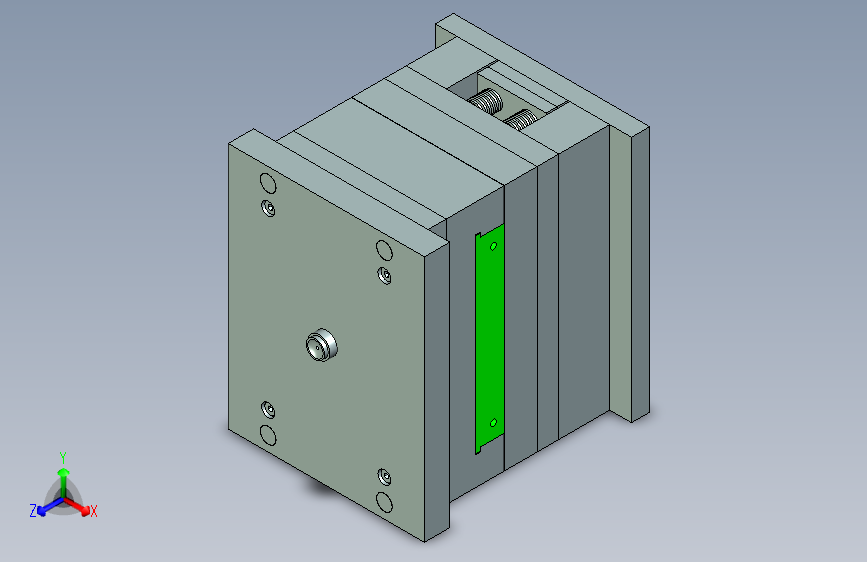 M5396-帽盖整圈内斜顶（全周内侧倒扣）3D模具结构三维Stp