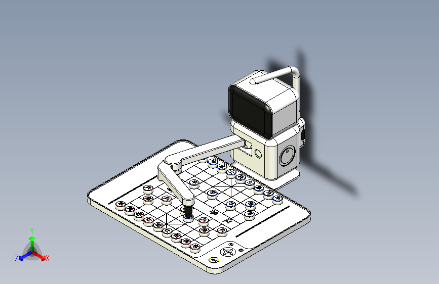 M5524-AI智能象棋机器人三维三维SW2022带参
