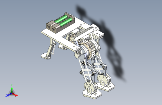M5769-仿生青蛙跳跃机器人三维Solidworks2022带参1497133180不上传