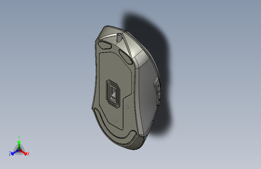 M6508-有线鼠标建模三维Creo5.0无参