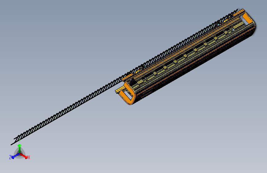 M6751-动车车厢结构三维UG10.0带参