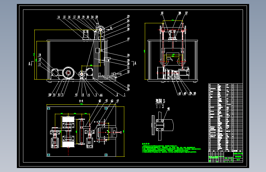 M6555-陶瓷材料金刚石线切割机结构设计CAD+说明书