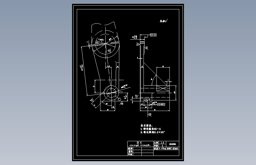 M0133-CA6140车床拨叉831006铣断夹具CAD+说明
