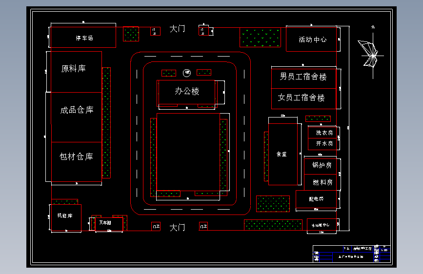 M0632-年产1000吨的巧克力厂CAD+说明