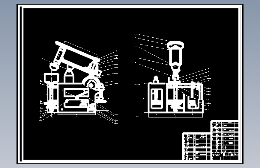 M0810-陶瓷滚压成型机总分配轴及滚压头系统CAD+说明