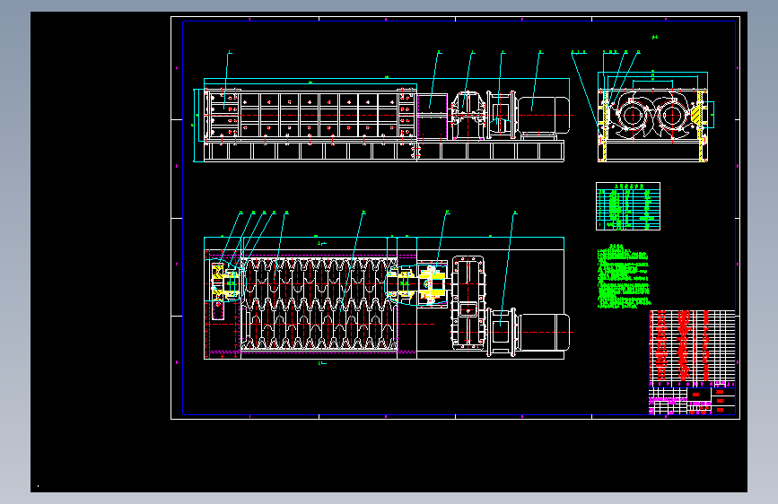 M1255-齿辊破碎机的设计CAD+说明