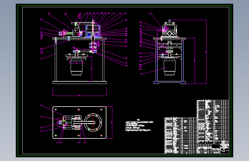 M3323-销盘式高温高速摩擦磨损试验机的设计+CAD+说明