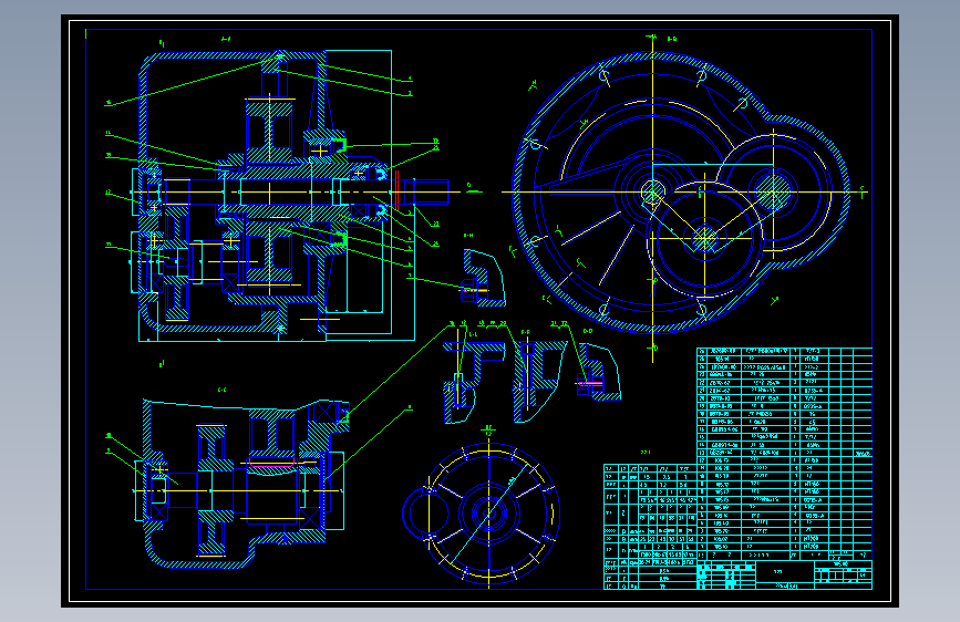 M3905-3吨电动葫芦设计+CAD+说明