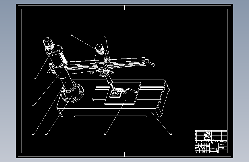 M3934-半自动钻床设计+CAD+说明