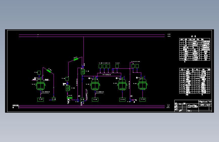 M5623-年100吨聚氨酯胶黏剂工厂工艺设计+CAD+说明