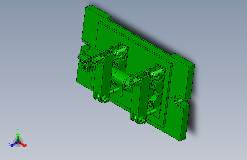 M6389-输出轴夹具设计图纸三维UG12.0带参+CAD+说明书