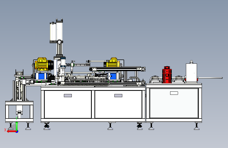 W3454-帐篷铝座弯管设备(sw20可编辑+工程图) 背面视图