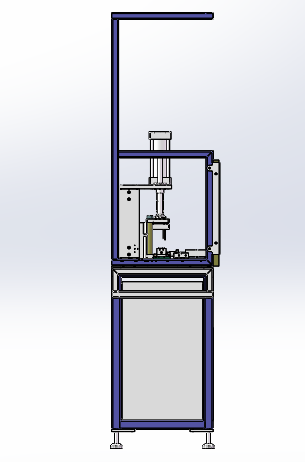 W3497-异形缺口冲切机sw18可编辑