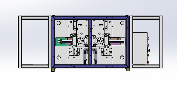 W3497-异形缺口冲切机sw18可编辑