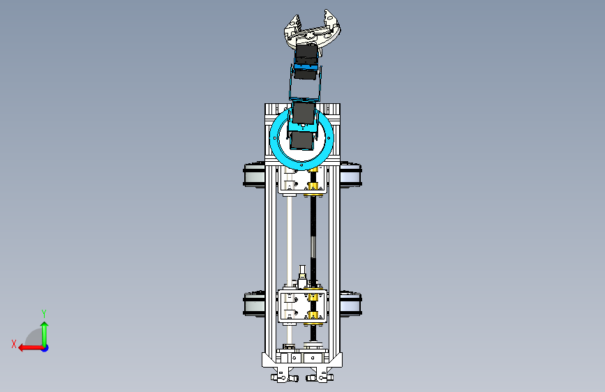 W3654-攀爬机器人sw2016含cad可编辑