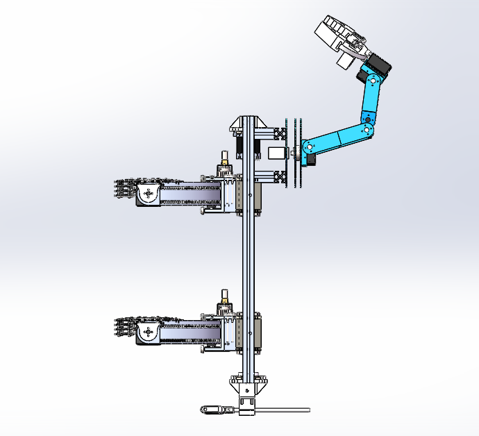 W3654-攀爬机器人sw2016含cad可编辑