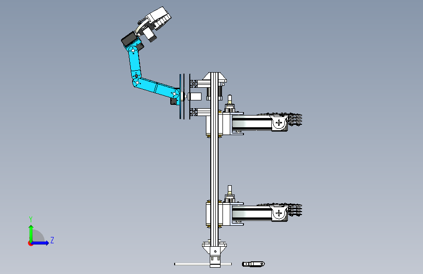 W3654-攀爬机器人sw2016含cad可编辑
