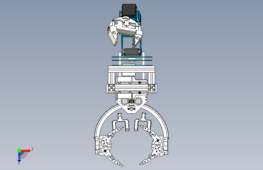 W3654-攀爬机器人sw2016含cad可编辑
