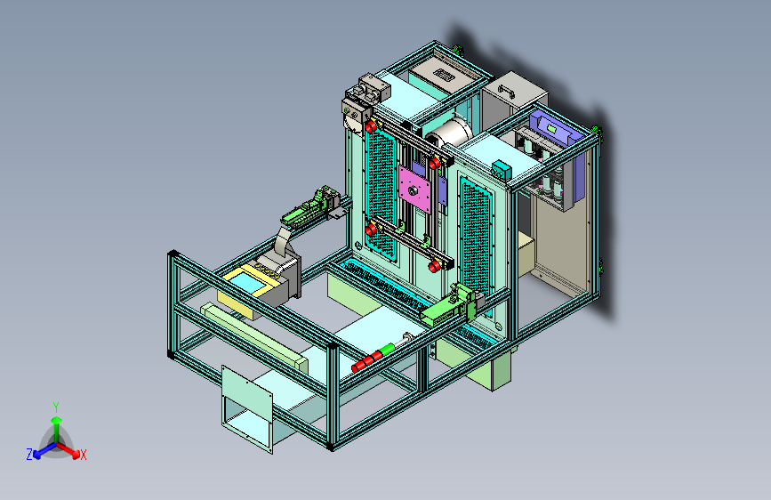 W3889-汽车天窗底涂工作站（sw18可编辑+工程图+BOM）