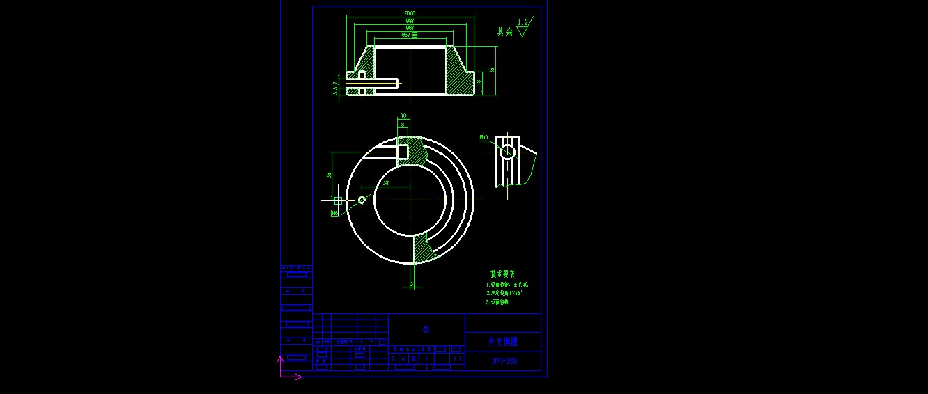 M1083-300枕式包装机CAD