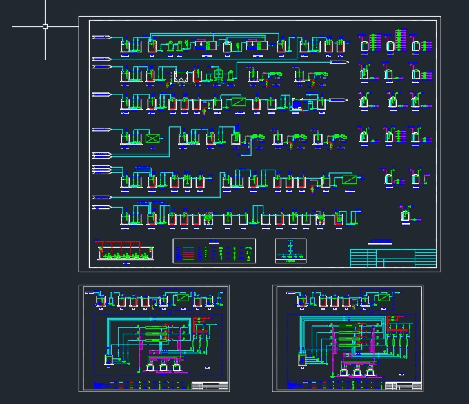 M5201-大型电镀废水处理厂施工图纸