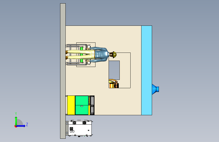 门锁盖板机器人去打磨项目