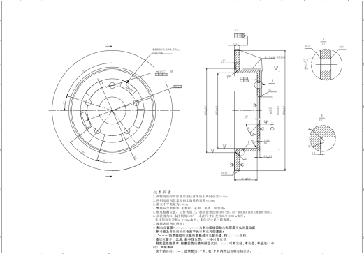 M0292-带电子手刹的汽车后制动器总成（详细图纸+3D模型）三维CatiaV5R20无参+CAD
