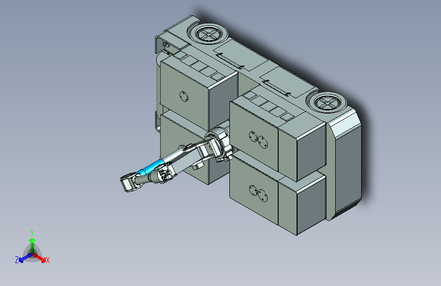 M0925-一体化搬运小车三维UG12.0带参
