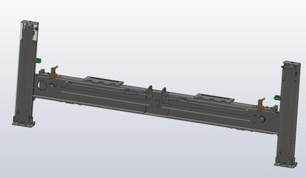 M4387-212单腔辅助支腿三维SW2019带参