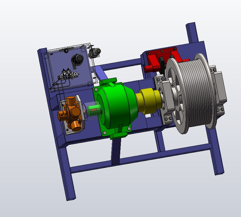 M5968-液压绞车设计图三维SW2016带参