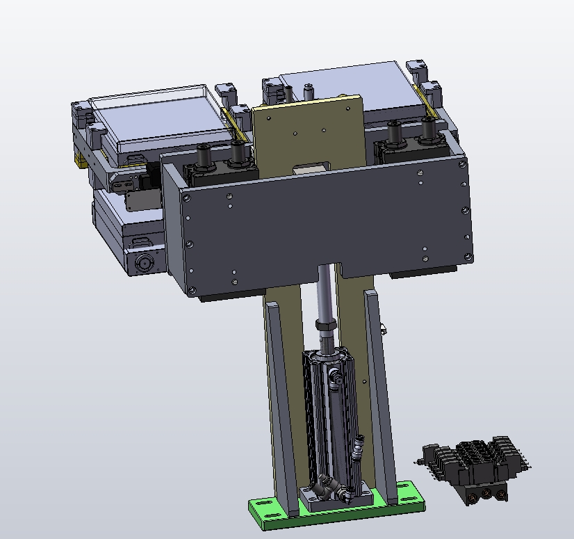 M6238-双工位电芯顶升翻转机构 三维SW2020带参