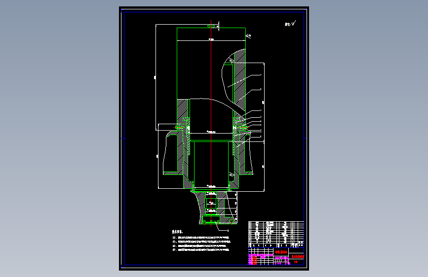 M0878-小型液压机主机结构设计与计算CAD+说明