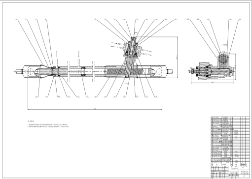 M1257-齿轮齿条式动力转向器设计CAD+说明