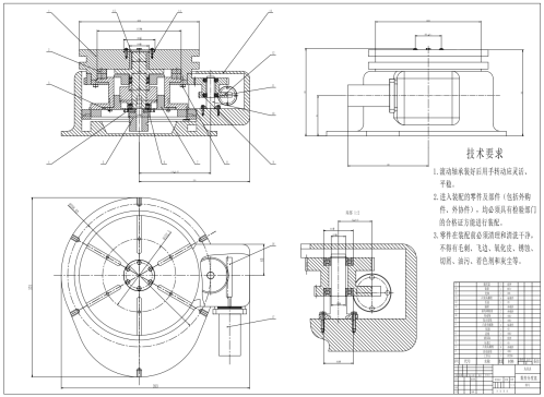 M1725-数控铣床分度装置设计CAD+说明