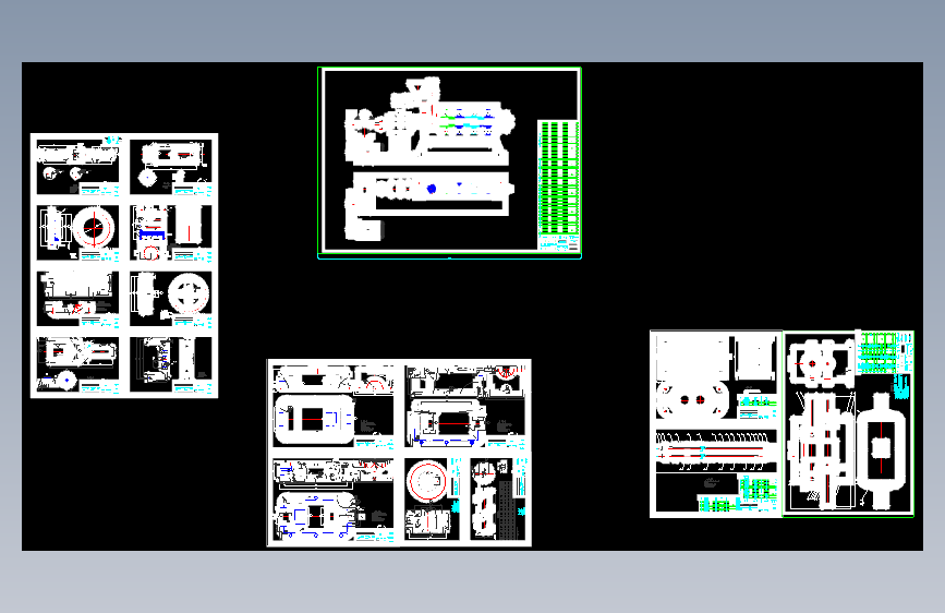 M1736-双螺旋冷榨机CAD+说明