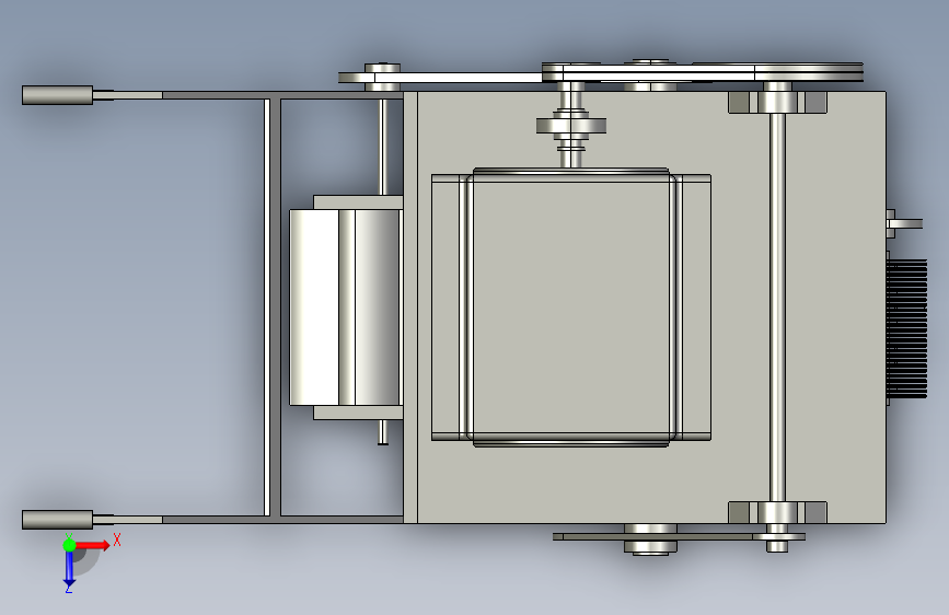 W4108-玉米播种机(cero6.0+cad+说明书) 俯视图