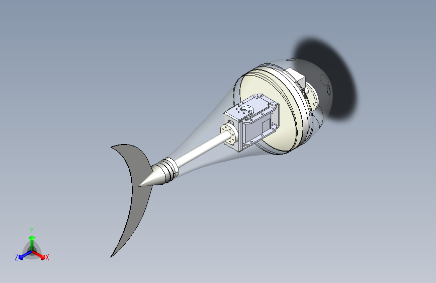 M0383-仿生鱼机器人设计三维SW2016带参+CAD+说明